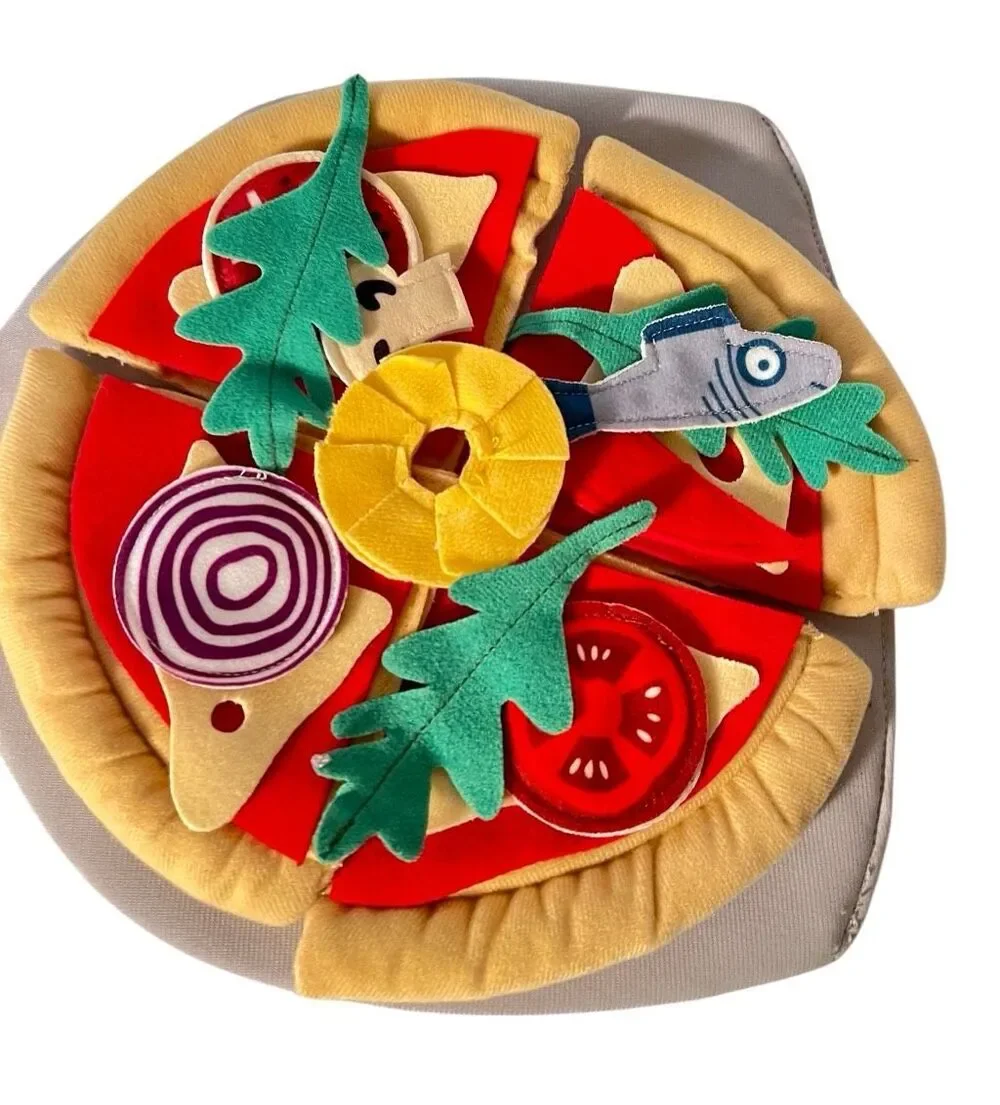 IKEA 24-Piece Pizza Set Felt DUKTIG